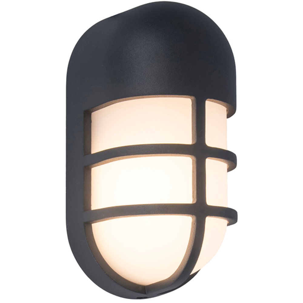 LUTEC ARCHITECTURAL BULLO VEGGHENGT LAMPE MØRK GRÅ