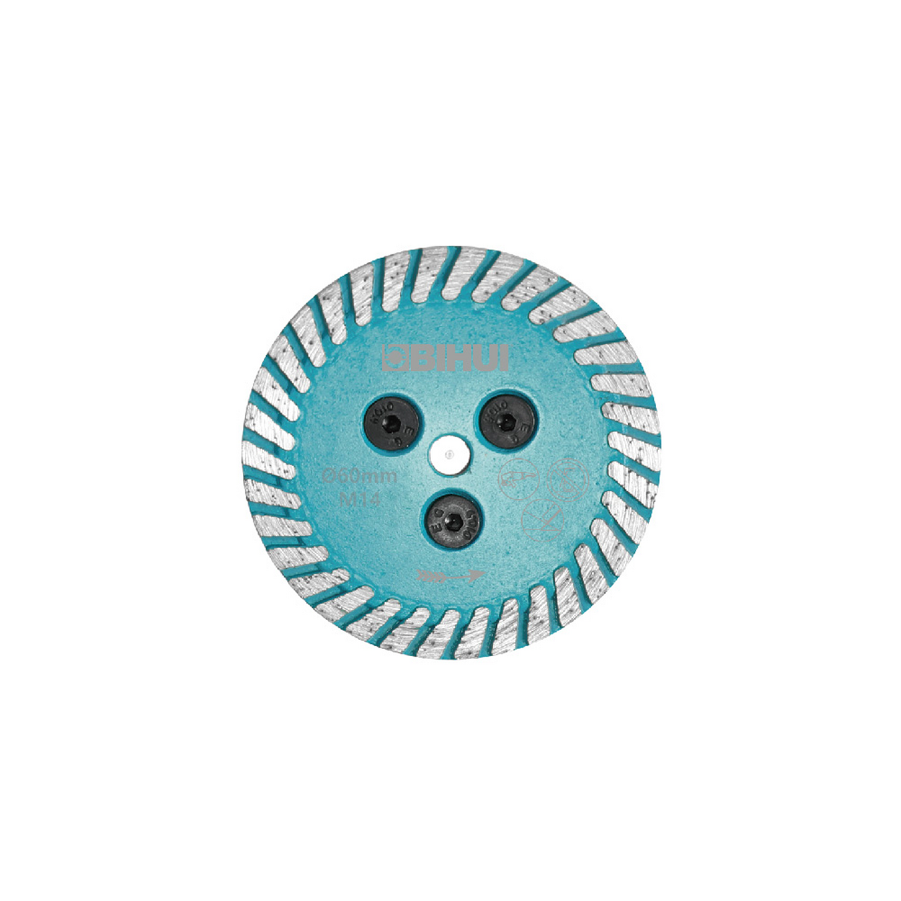 BIHUI DIAMANTBLAD TURBO Ø60 M14