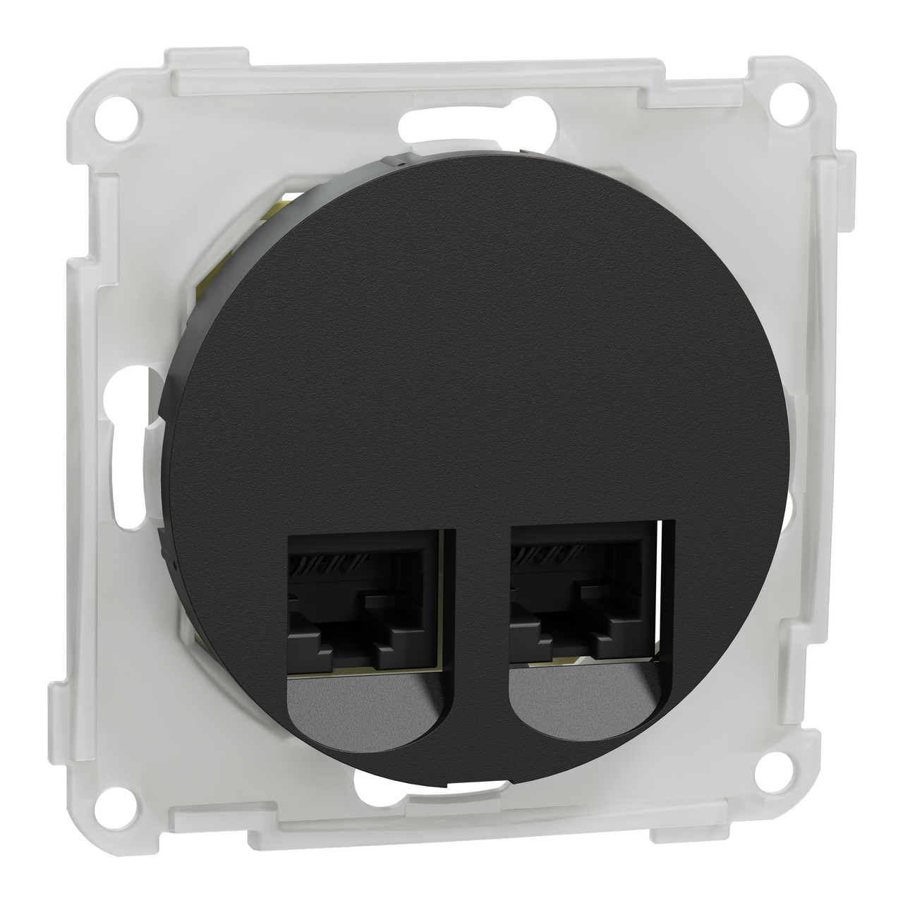 ELKO ONE MODULARUTTAK 2X8 KAT 6 UTP FOR LSA TERMINERING, SORT