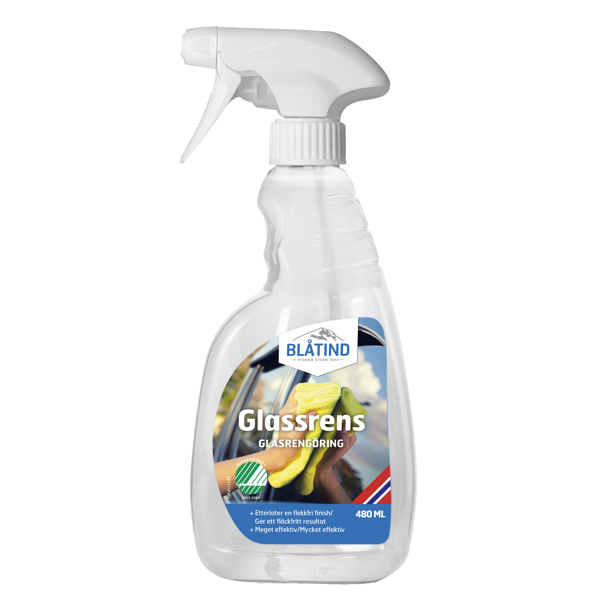 BLÅTIND GLASSRENS 480ML