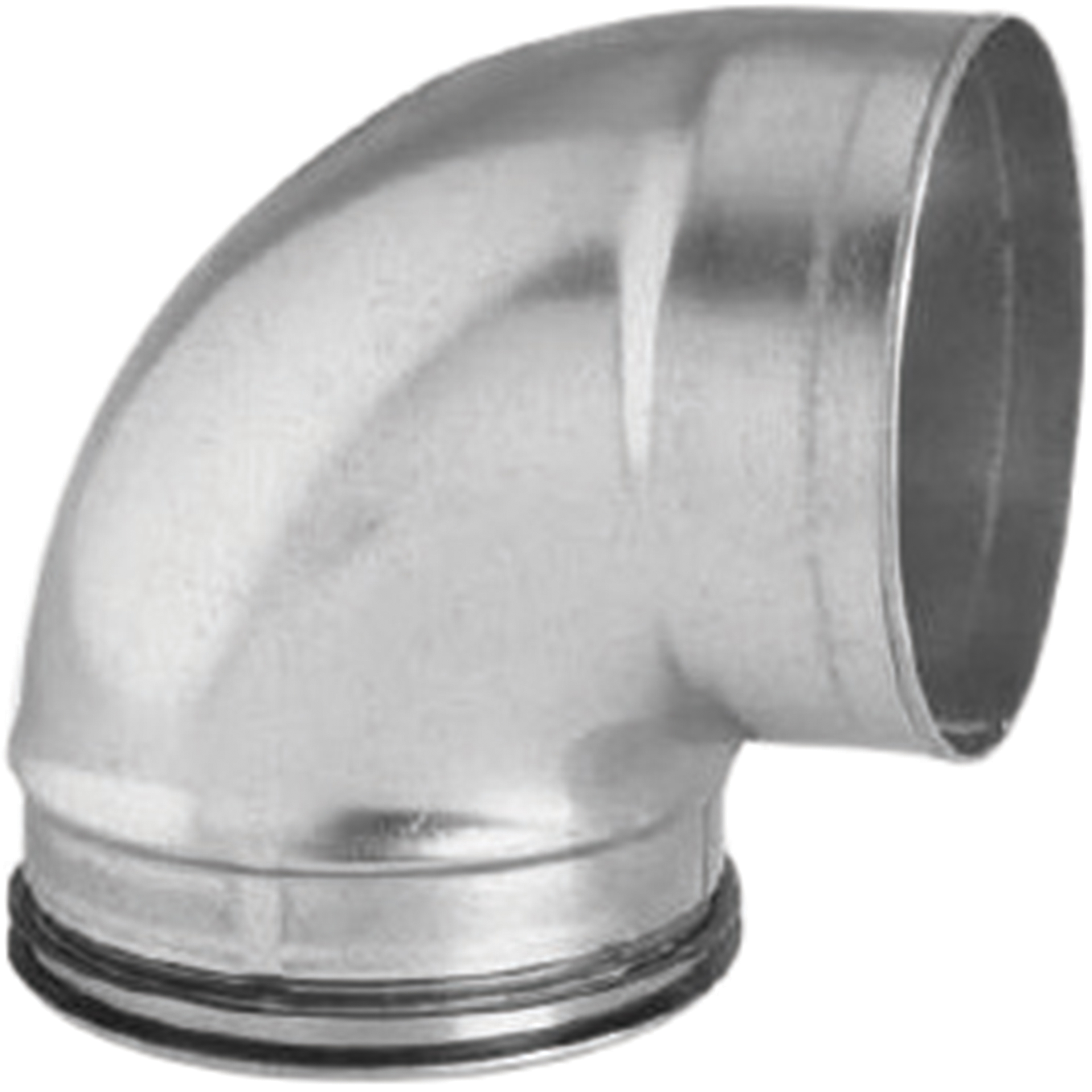 FLEXIT KORTBEND 90° MUFFE/NIPPEL Ø125