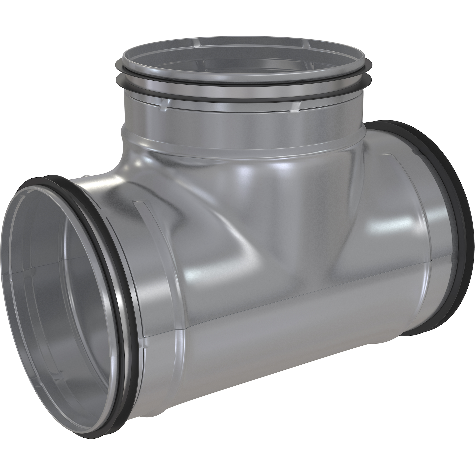 FLEXIT T-RØR M/PAKNING 200/200MM | Megaflis.no