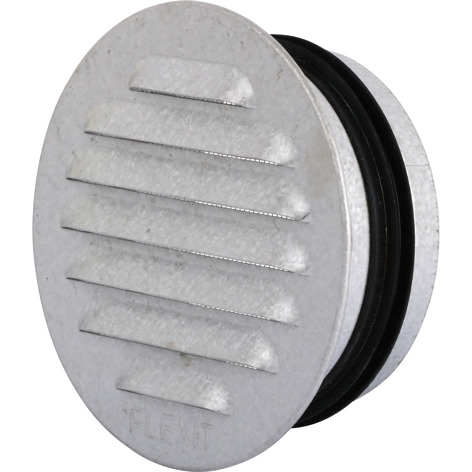 Flexit rund stålrist m/stuss ø125mm | Megaflis.no