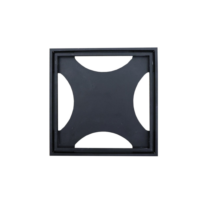 SLUKRIST TILE IN 20X20 CM SORT MATT