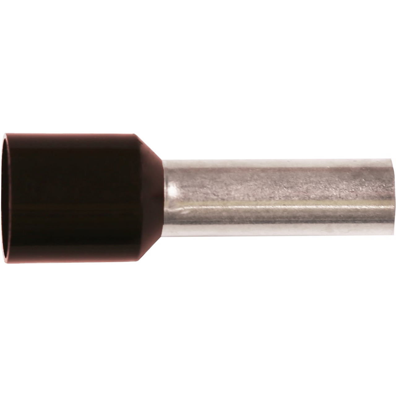 ELITECH ENDEHYLSE ISOLERT 6MM2 12MM SORT 10STK