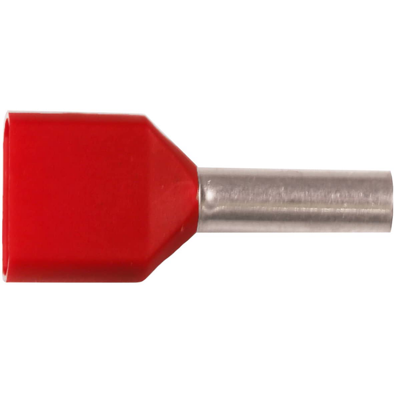 ELITECH ENDEHYLSE ISOLERT DOBBEL 1,5MM2 12MM RØD 10STK