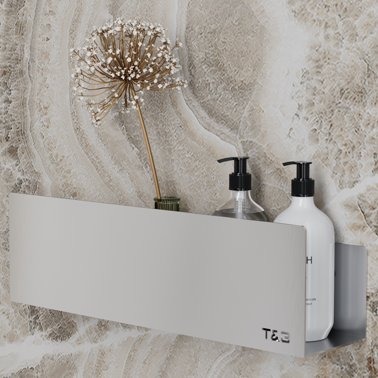 T&B HYLLE LARGE T2 BØRSTET ALU