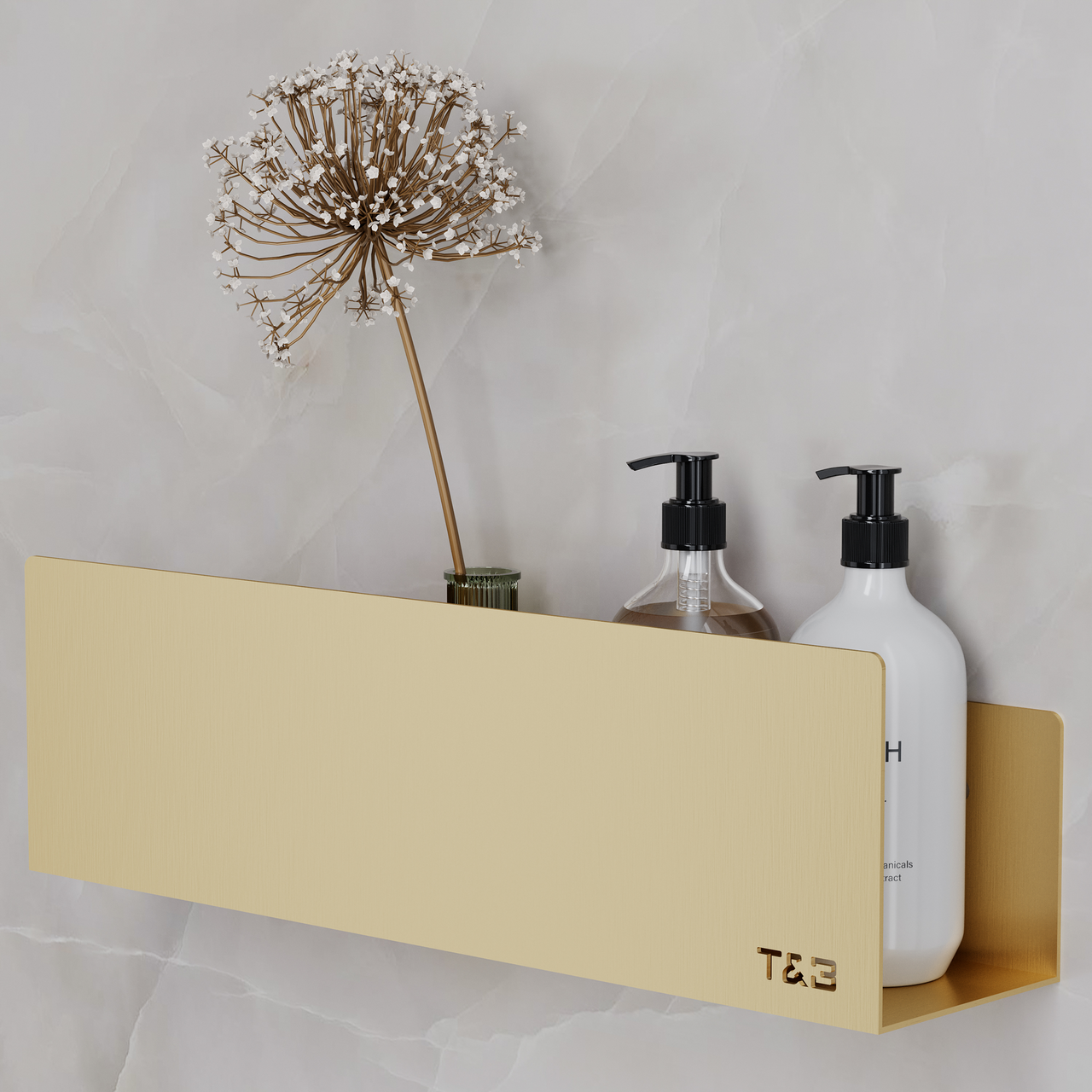 T&B HYLLE LARGE T2 BØRSTET GULL