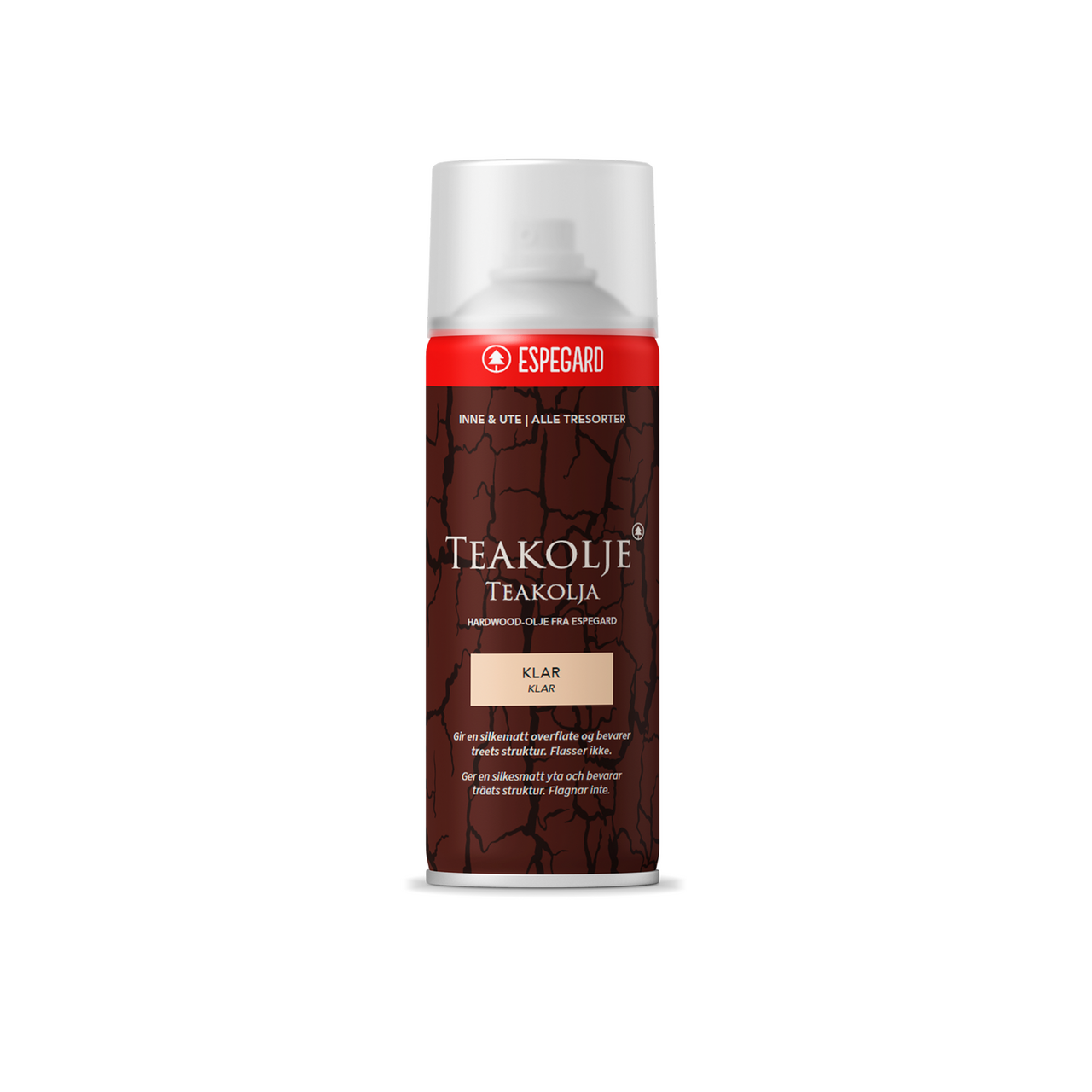 ESPEGARD TEAKOLJE KLAR SPRAY 500ML