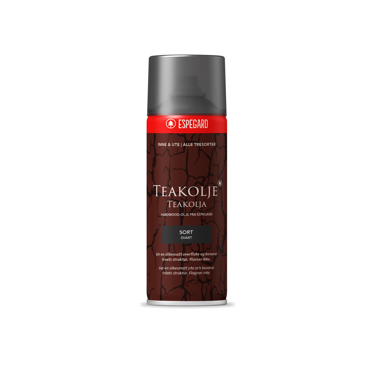 ESPEGARD TEAKOLJE SORT SPRAY 500ML