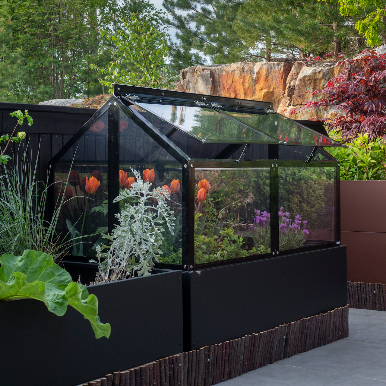 NORGARDEN MINIDRIVHUS PREMIUM MED PLEXGLASS