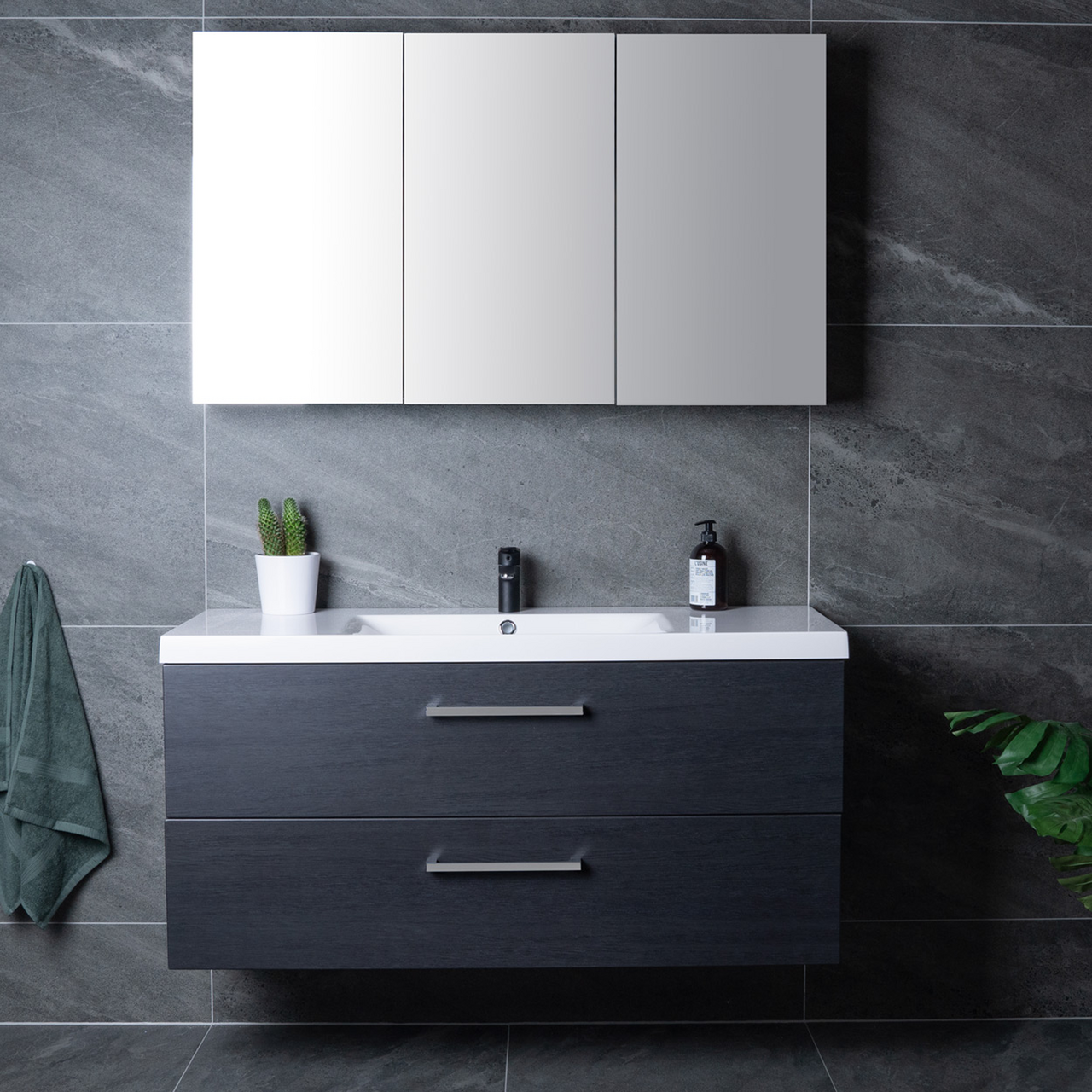 LIND LUXURY 100 SORT SPEILSKAP