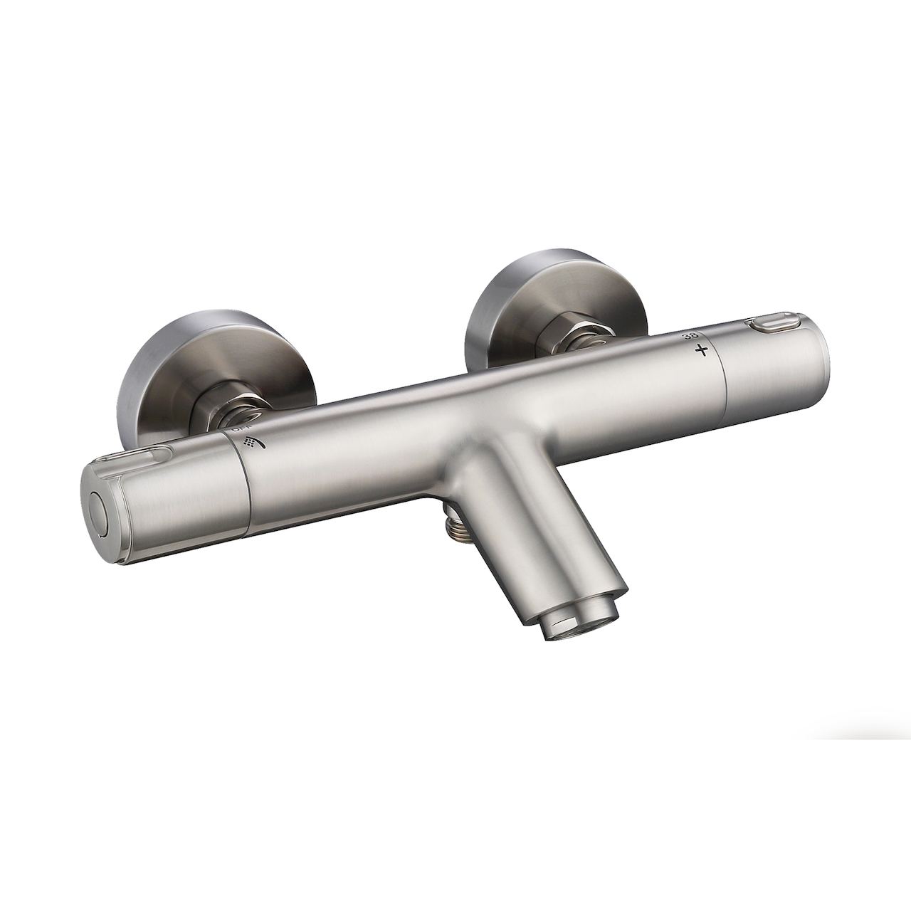 CELESTE ELY KAR- OG DUSJTERMOSTAT BØRSTET STÅL