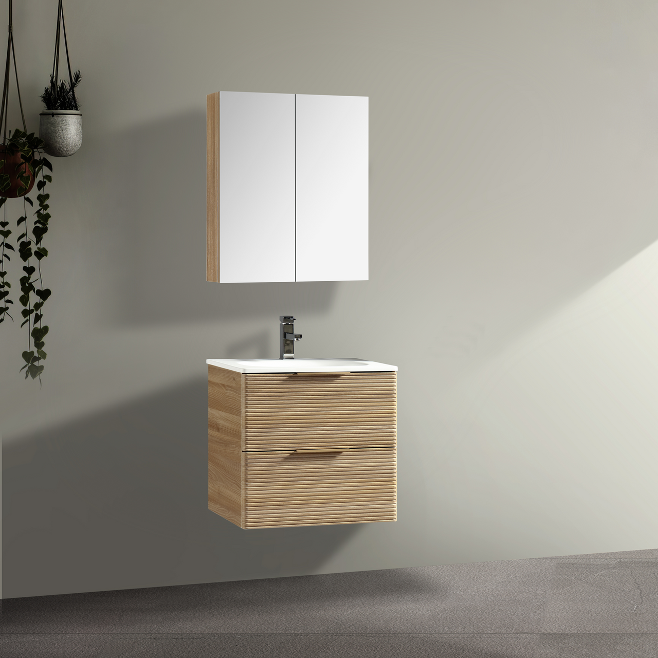 LIND TIMBER SPEILSKAP 60 EIK