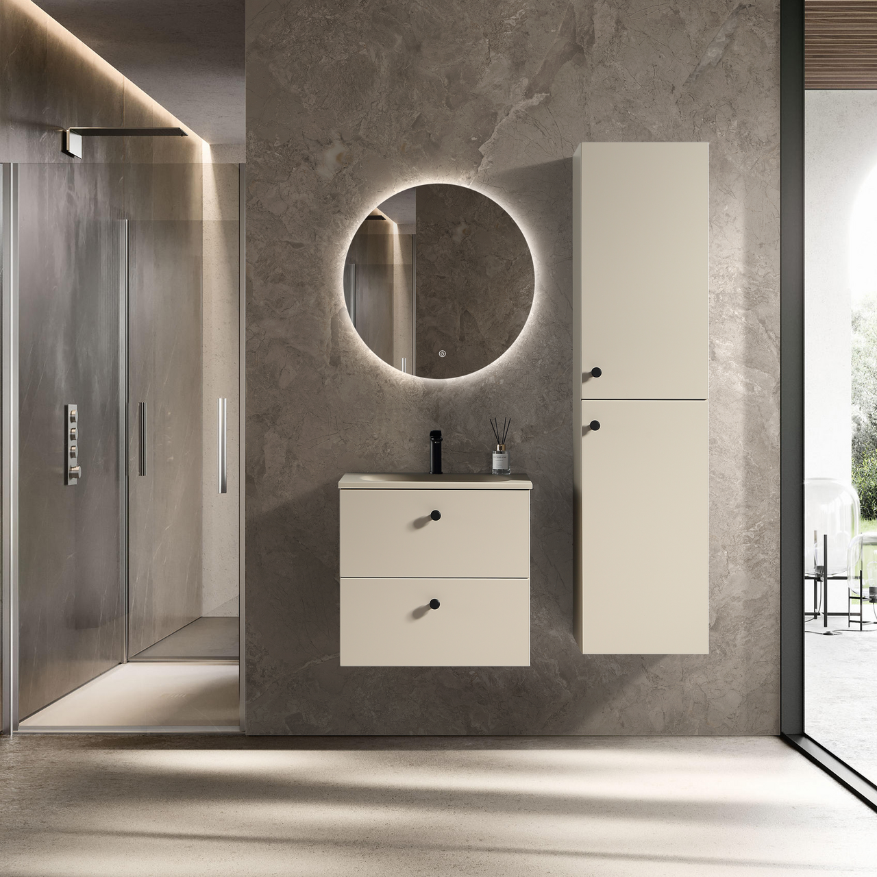 LIND CREMA 60 SERVANTSKAP BEIGE