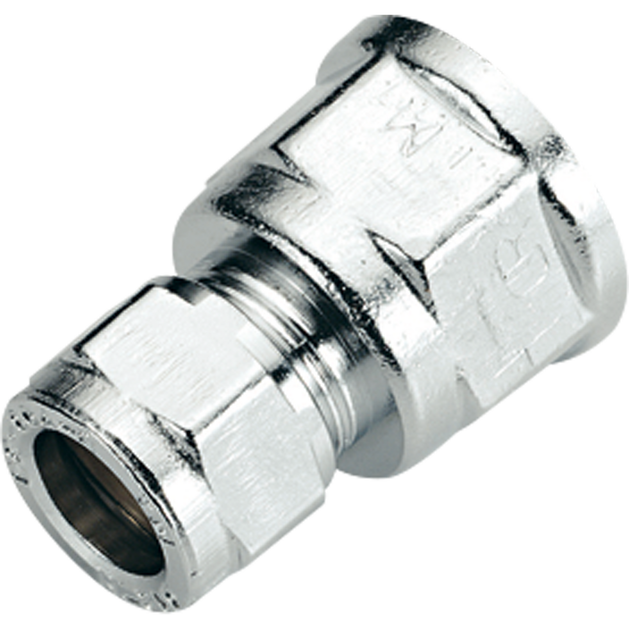 FONTA UNION 15MM X 1/2" FORKROMMET PEX