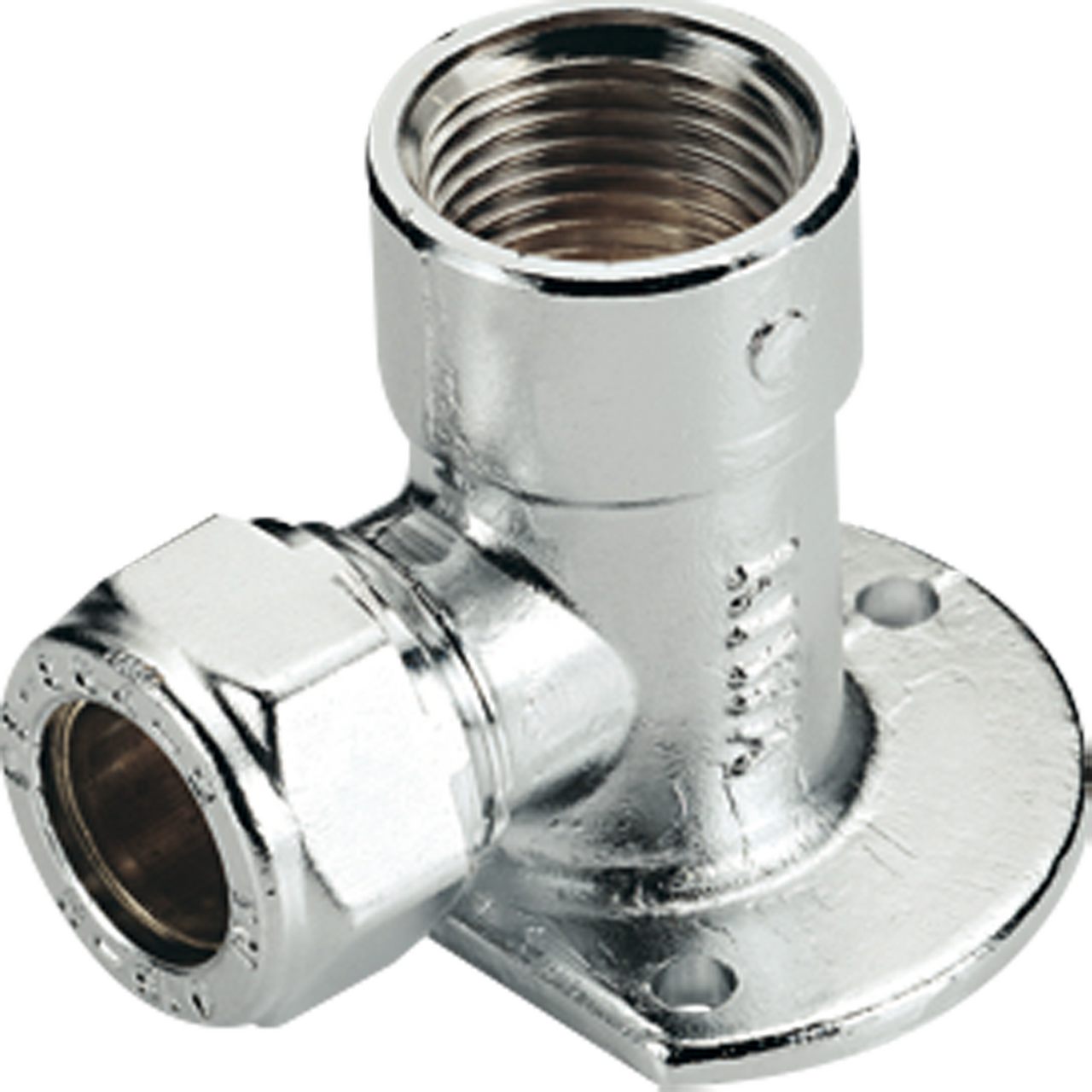 FONTA PLATEALBU M/MUFFE 12MM X 1/2" FORKROMMET CU/PEX