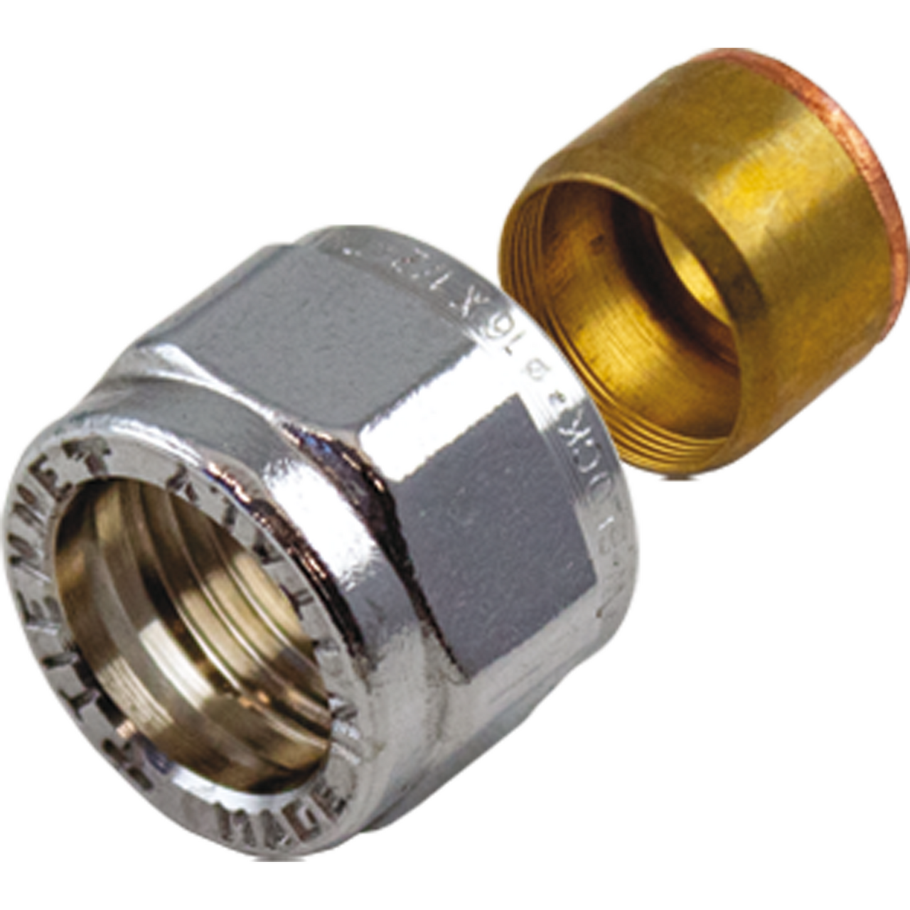 FONTA HALVKOBLING 12MM X 1/2" FORKROMMET CU