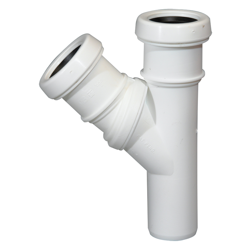 JOTIFLEX 32MM GRENRØR 45-90° 2 MUFFER HVIT | Megaflis.no