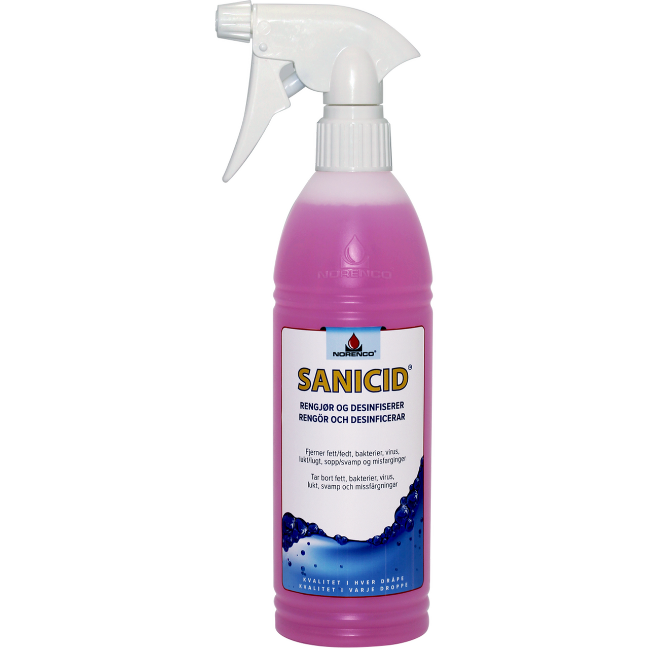 NORENCO SANICID BADEROMSSPRAY 600ML