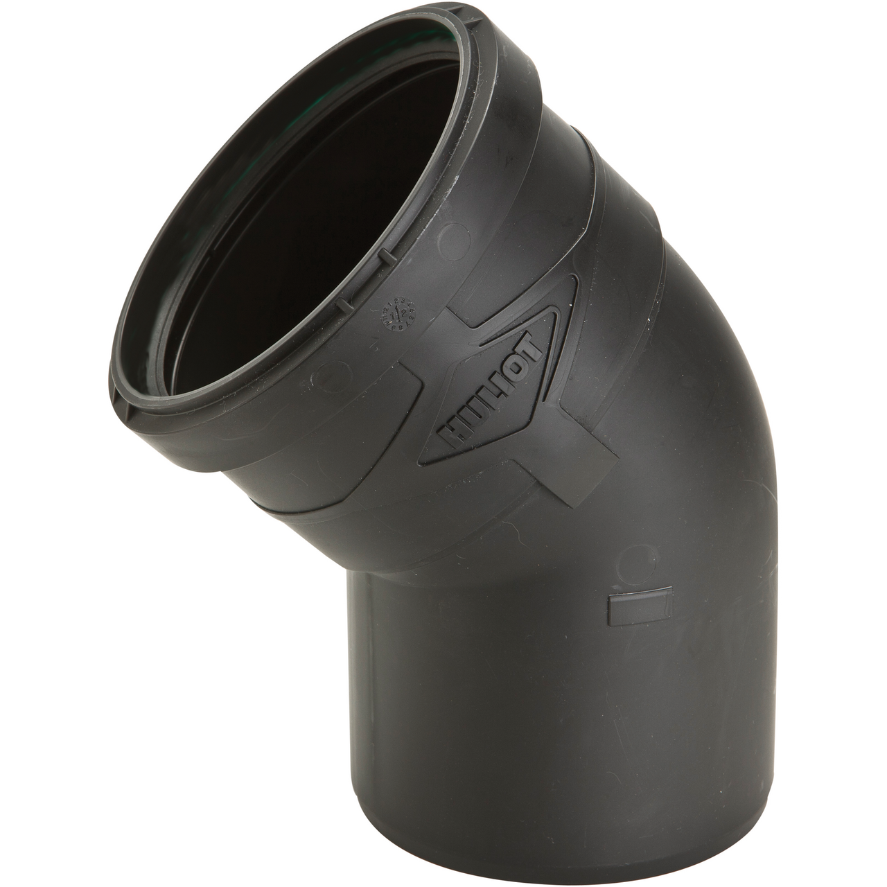 ULTRA SILENT BEND M/MUFFE 45° Ø110