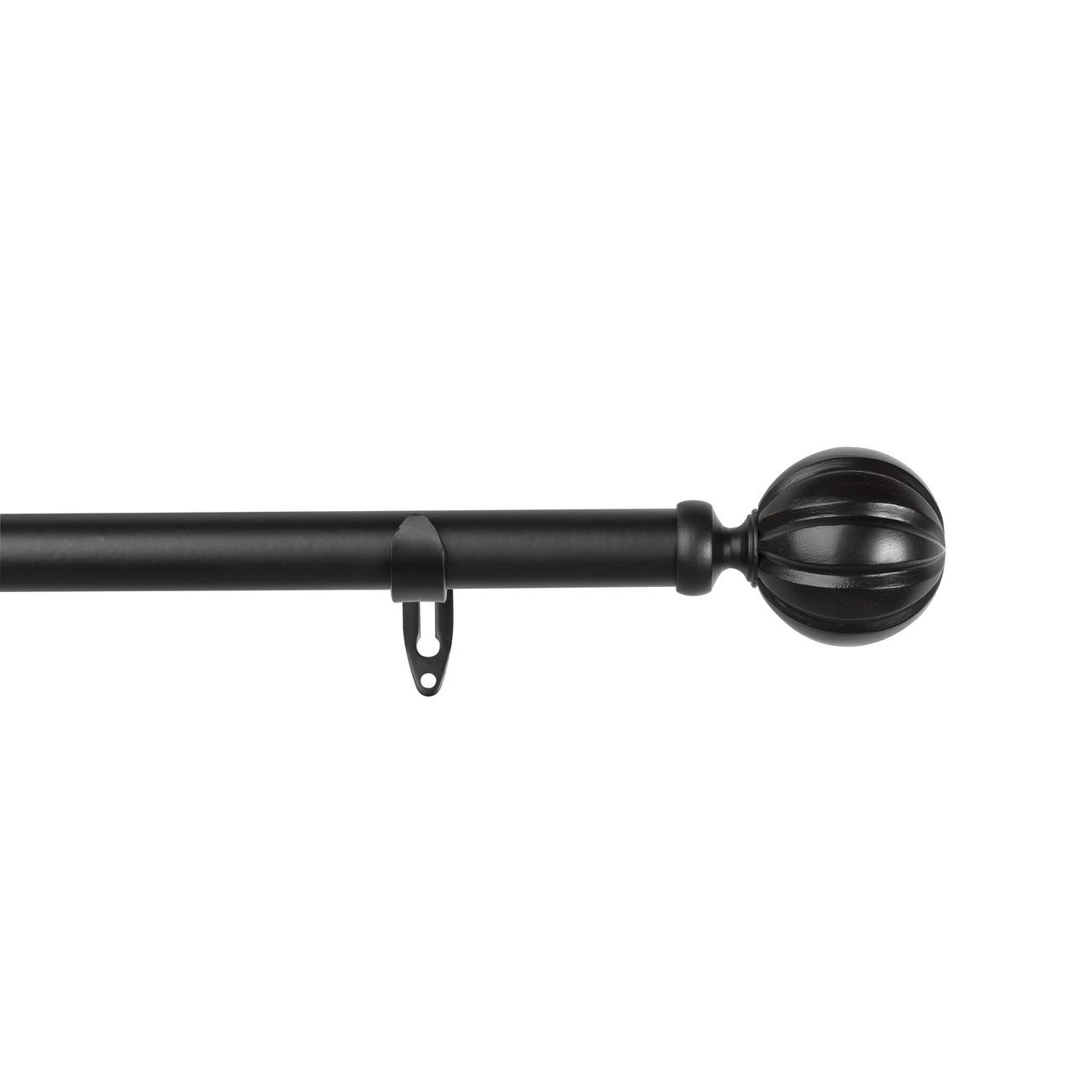 KIRSCH STANGSETT CHARM 210-380CM MØRK BRUN