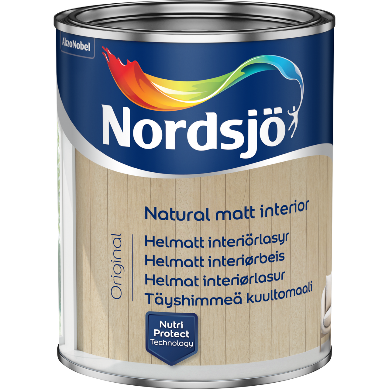 NORDSJØ NATURAL MATT INTERIØRBEIS 0,97L