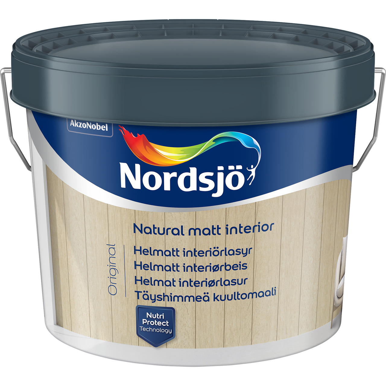 NORDSJØ NATURAL MATT INTERIØRBEIS 2,425L