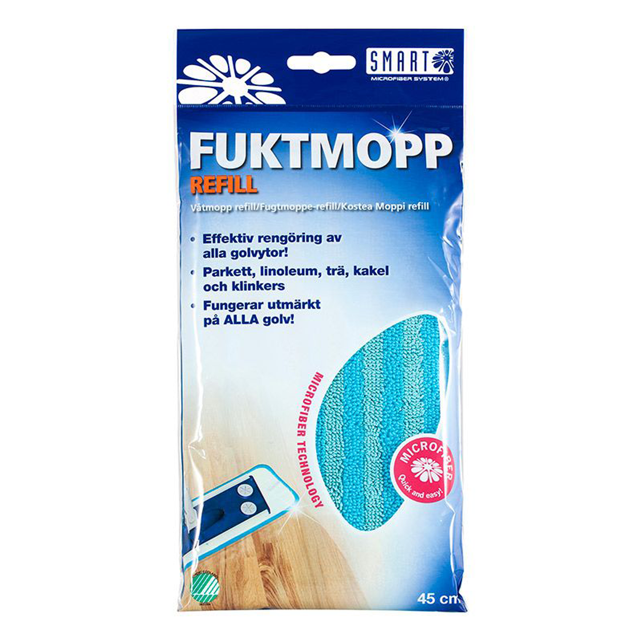 SMART MICROFIBER FUKTMOPP REFILL