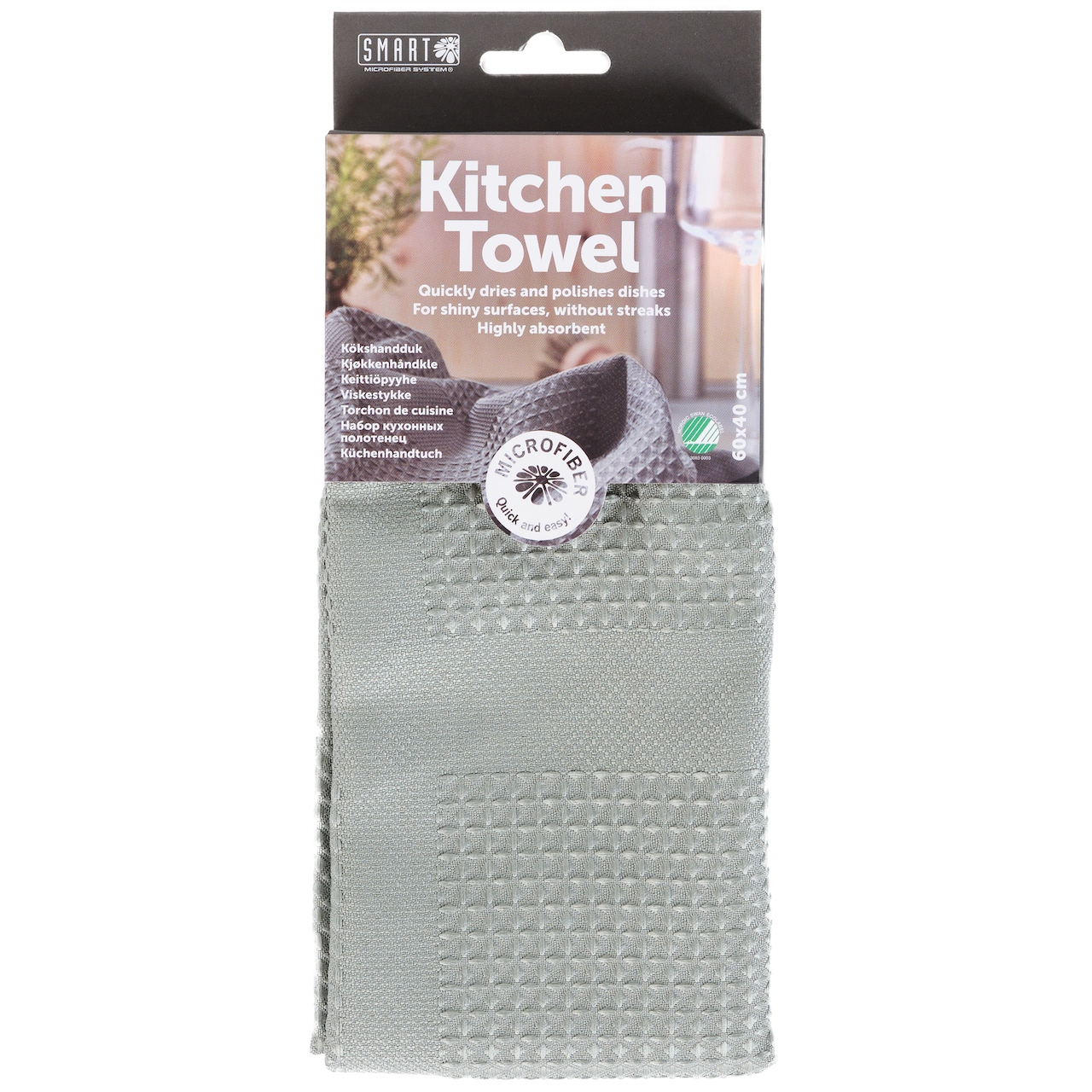 SMART MICROFIBER KJØKKENHÅNDKLE GRØNN