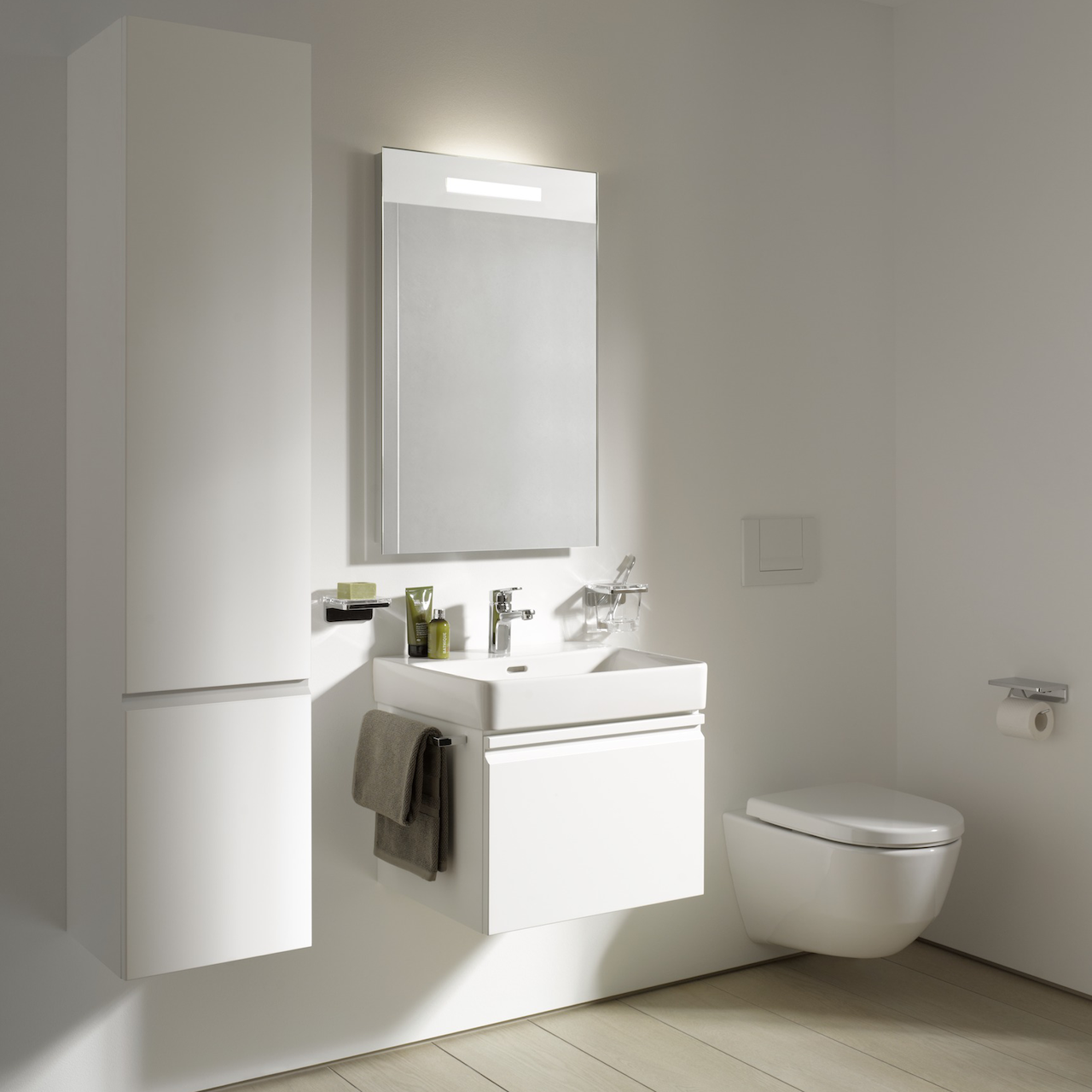 LAUFEN PRO S SERVANT 65X46,5 CM HVIT