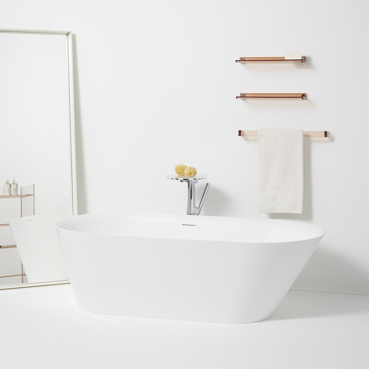 LAUFEN KARTELL HÅNDKLESTATIV 60 CM BRUN