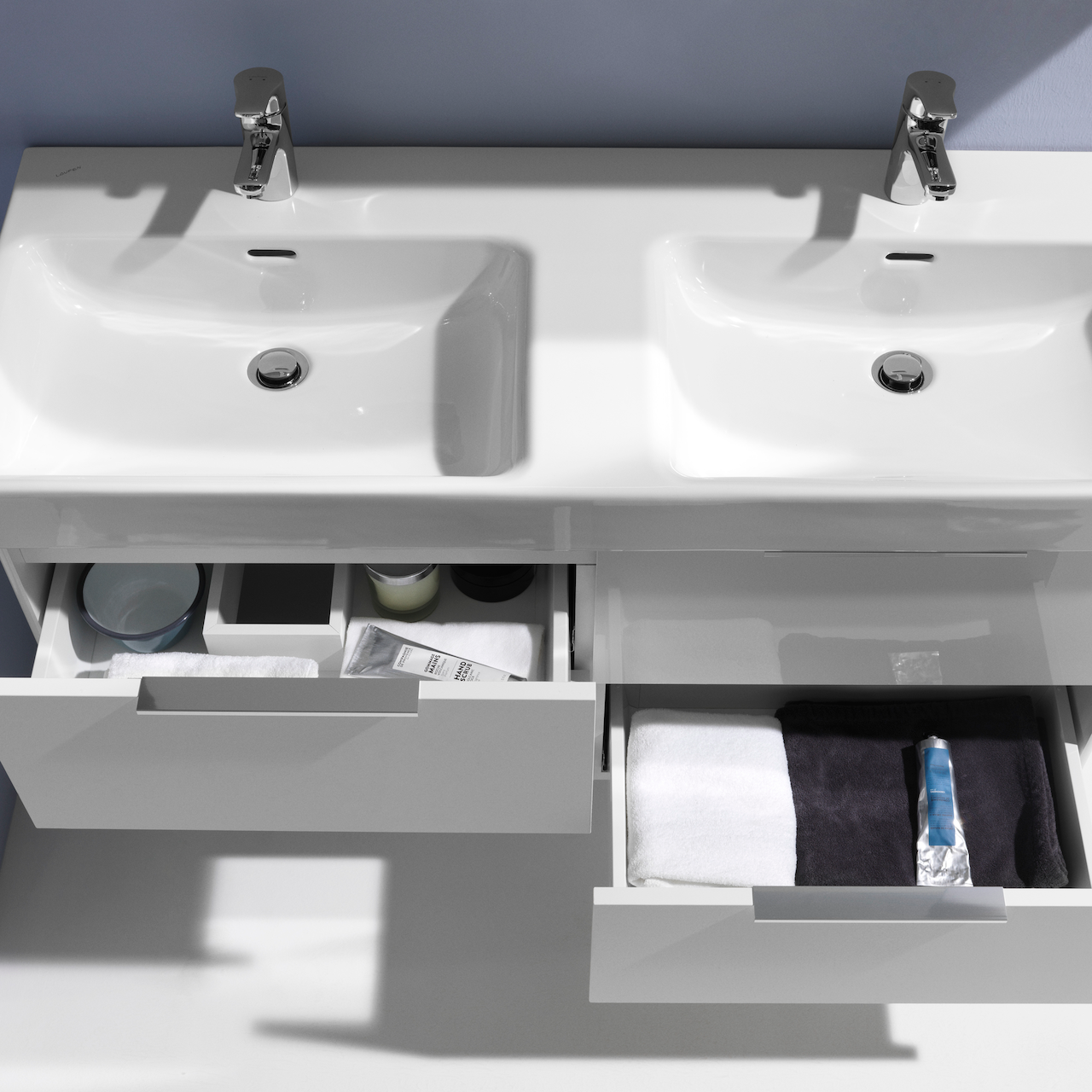LAUFEN PRO S SERVANTSKAP 126 CM 1 SKUFF HVIT MATT