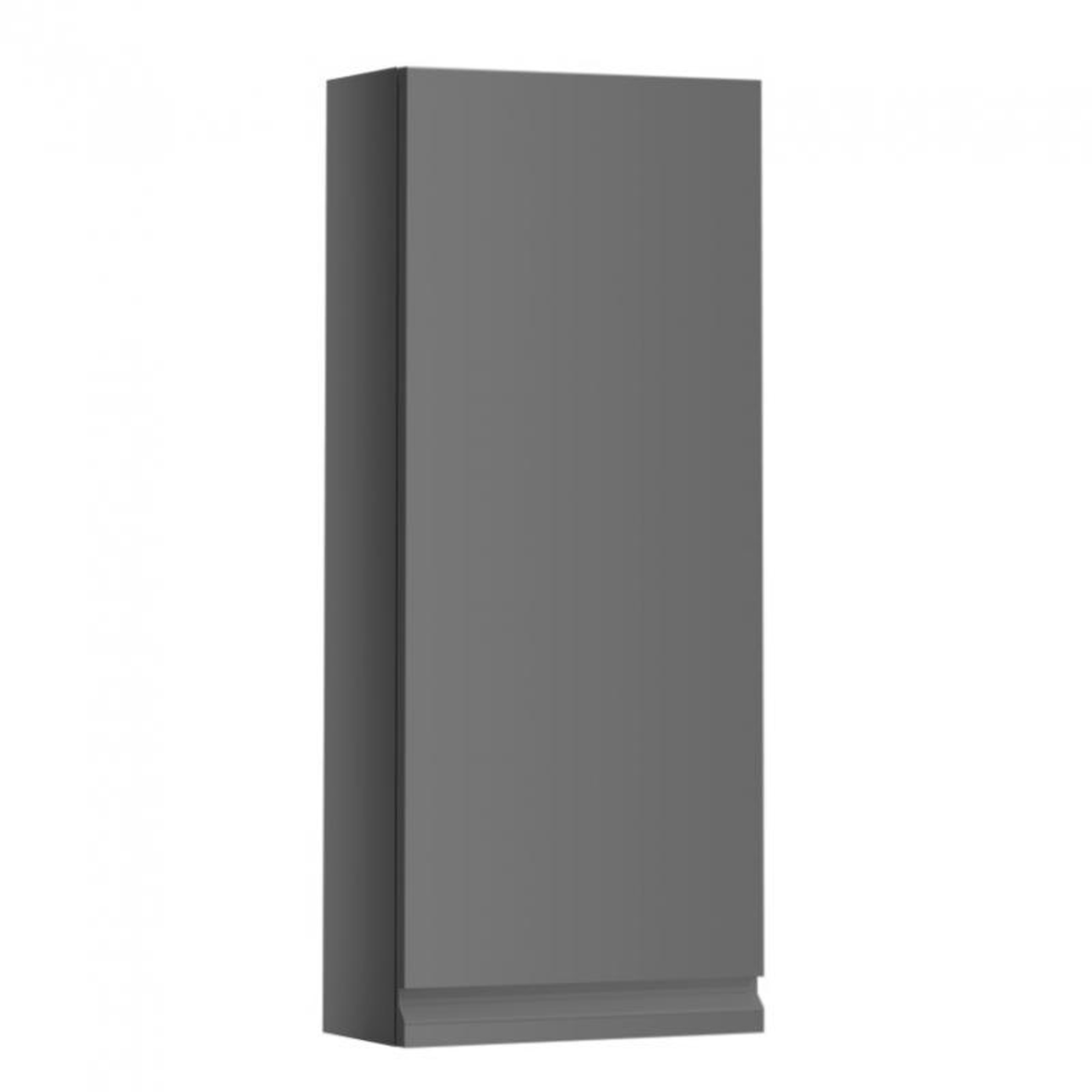 LAUFEN PRO N SIDESKAP 85X35 CM VENSTRE GRAFITTGRÅ