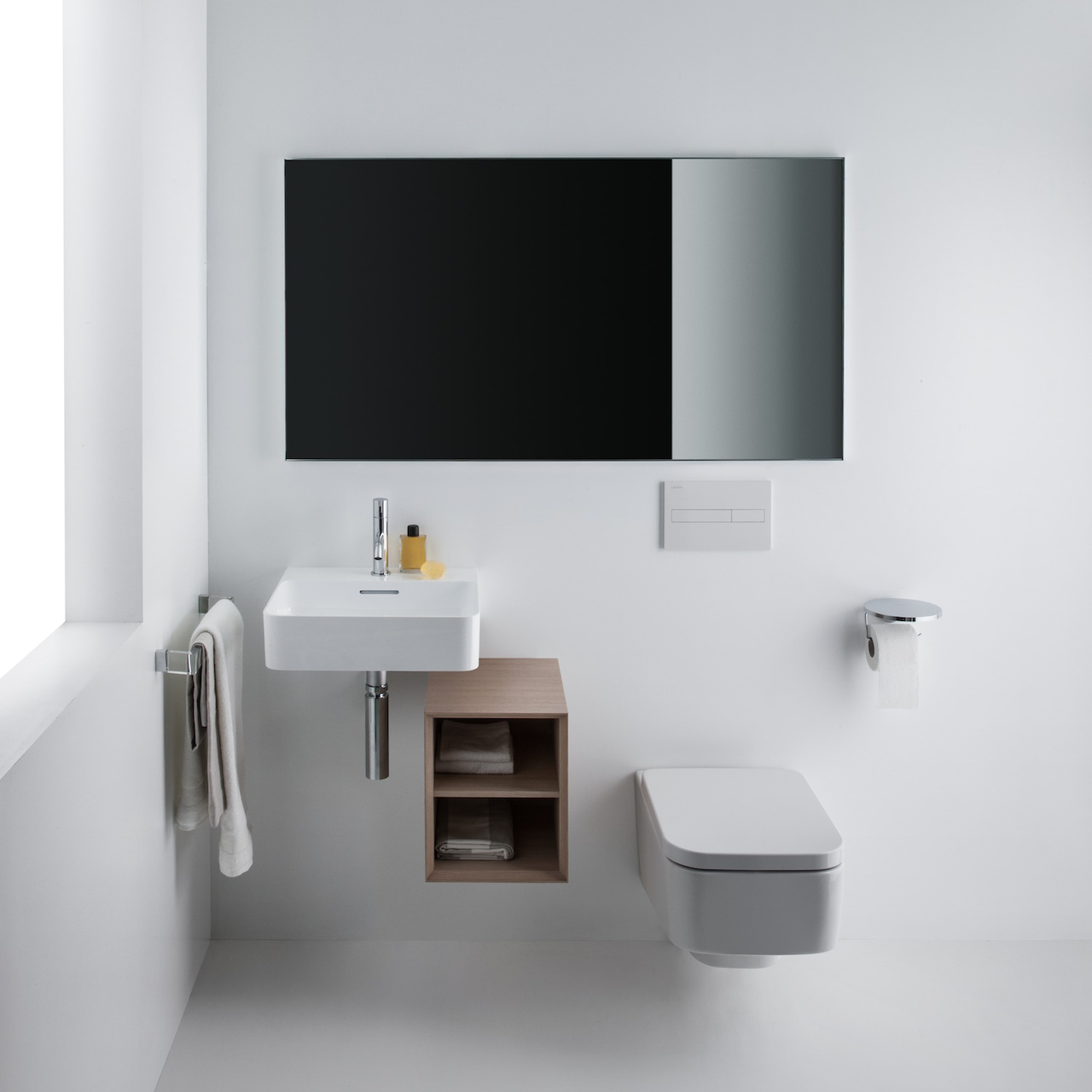 LAUFEN PRO S VEGGSKÅL RIMLESS 53X36 CM LCC HVIT