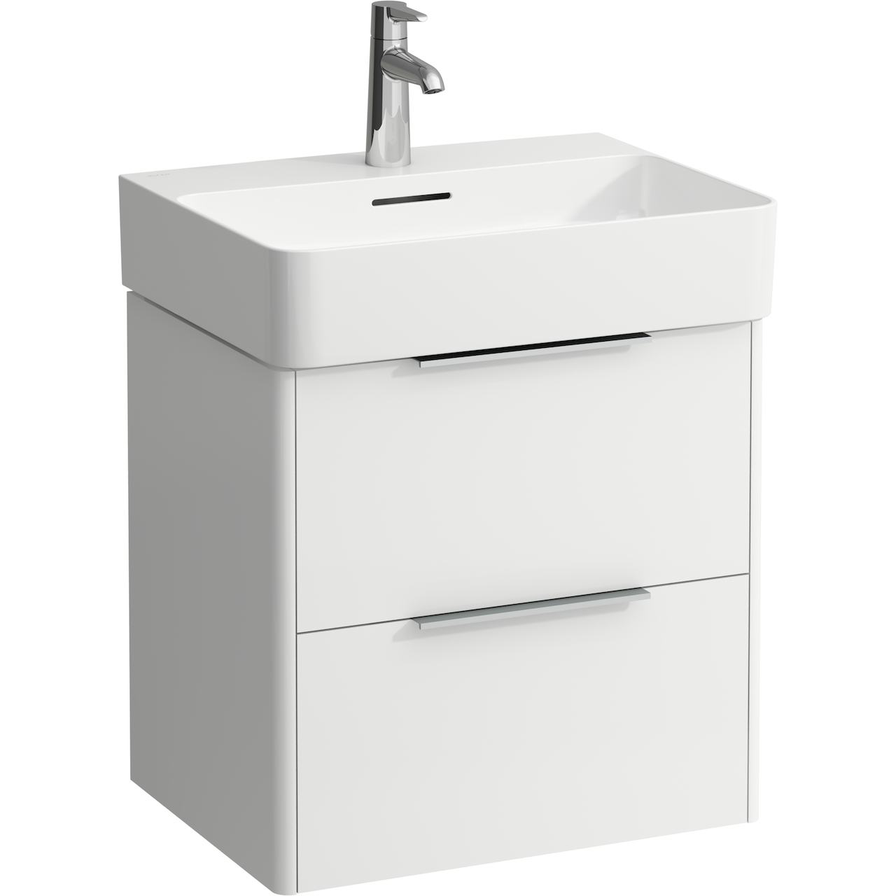 LAUFEN BASE UNDERSKAP 53 CM M/ 2 SKUFFER, HVIT