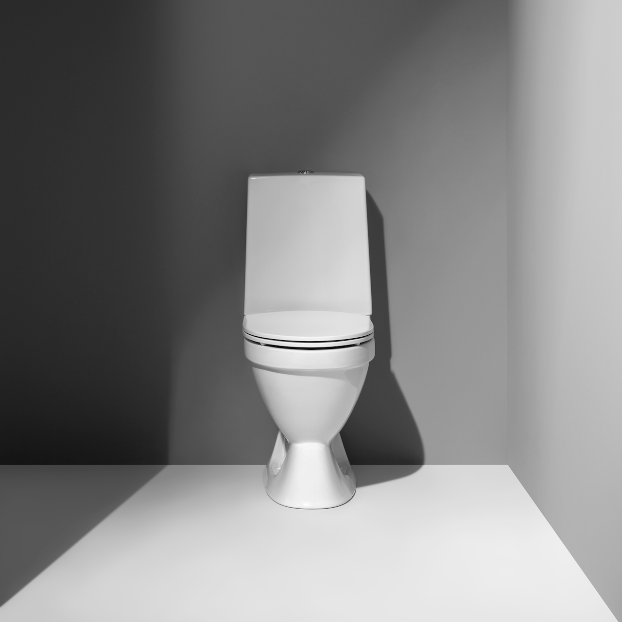 LAUFEN RIGO TOALETT RIMLESS 4,5/3L P-LÅS HVIT