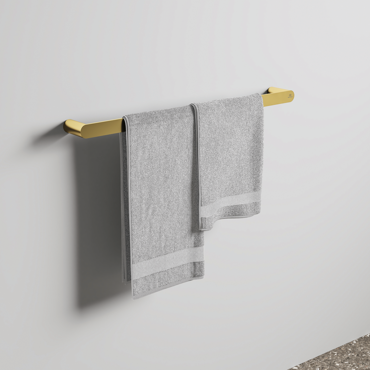 IDEAL STANDARD CONCA HÅNDKLESTANG RUND 600 MM BØRSTET GULL