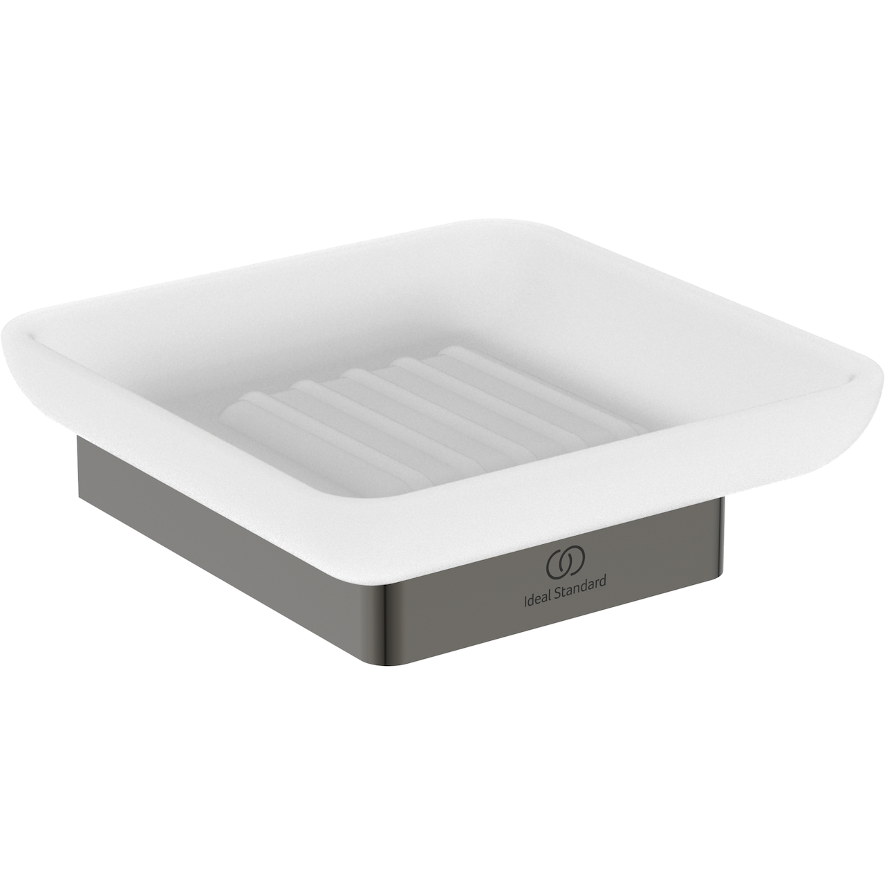 IDEAL STANDARD CONCA SÅPESKÅL FROSTET/MAGNETIC GREY