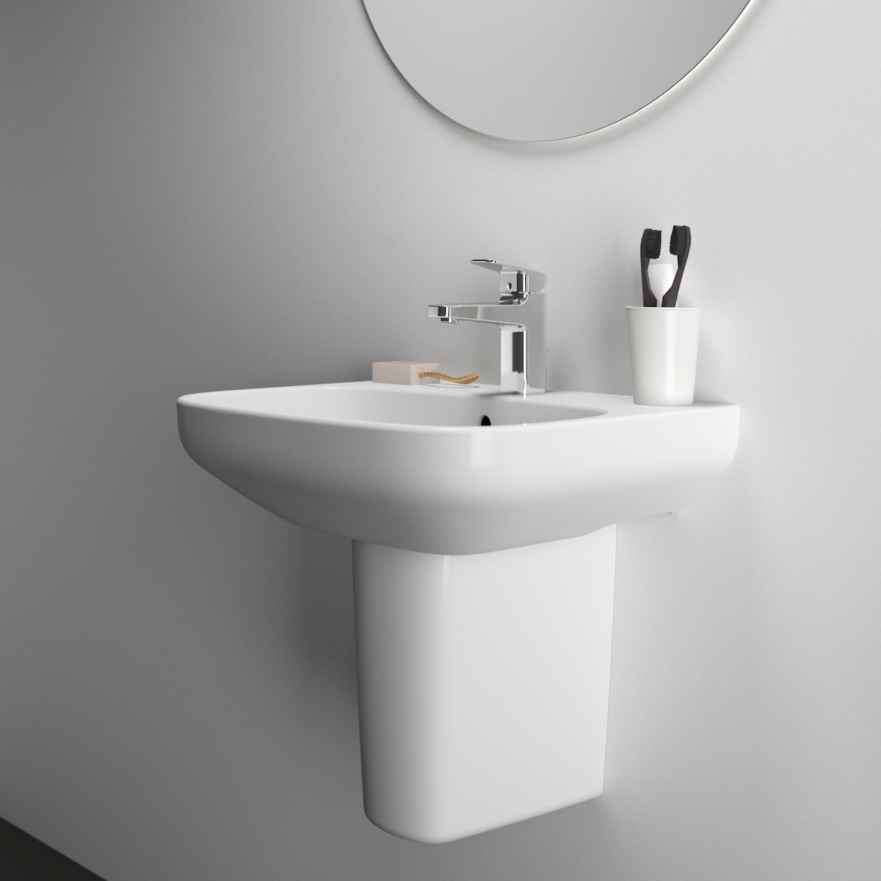 IDEAL STANDARD I.LIFE A SERVANT 60X48 HVIT