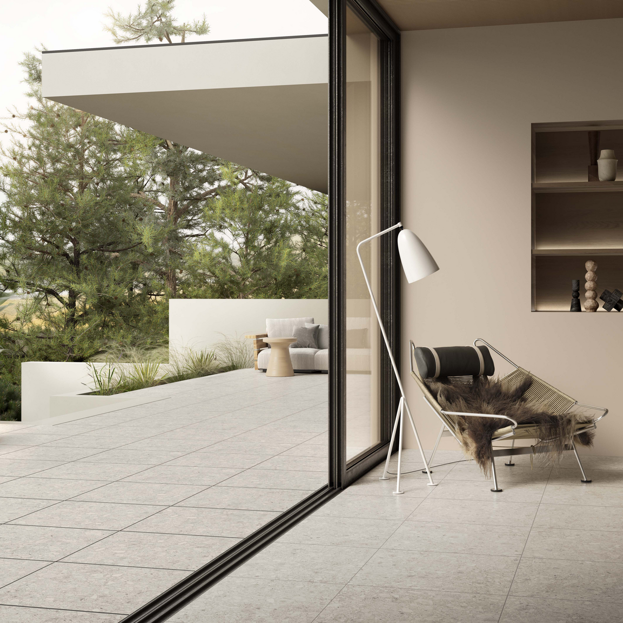 PIETRE DI PARAGONE GRE BIANCO GRIP FLISHELLE 60X60 20MM