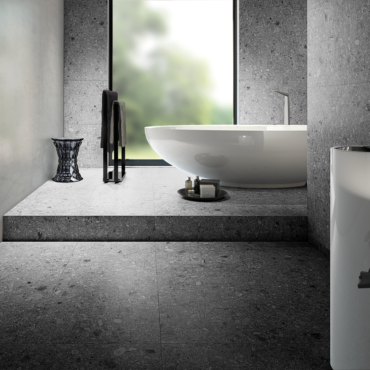 PIETRE DI PARAGONE GRE NERO 60X60 9MM