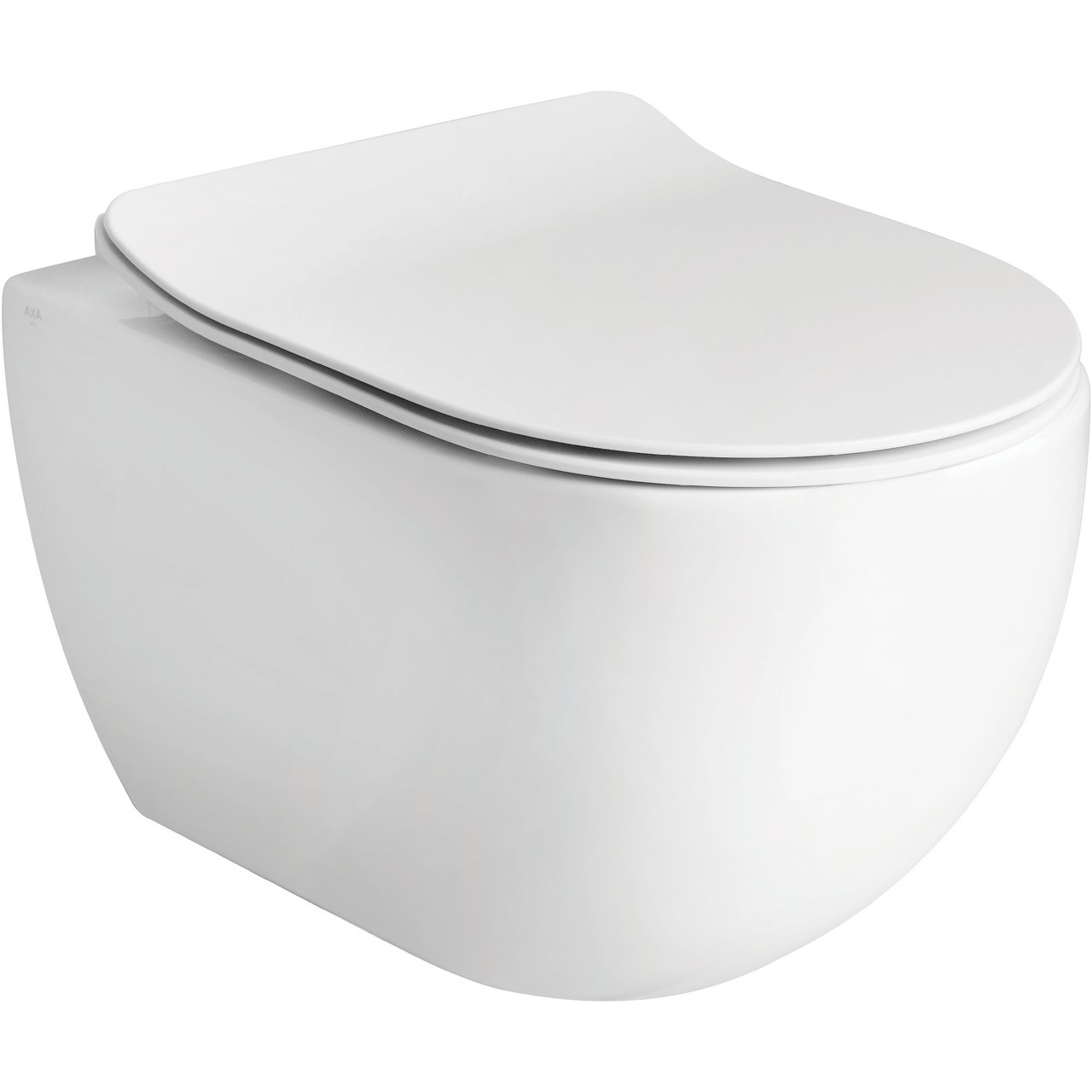 LAVABO GLOMP RIMLESS VEGGHENGT TOALETT MATT HVIT
