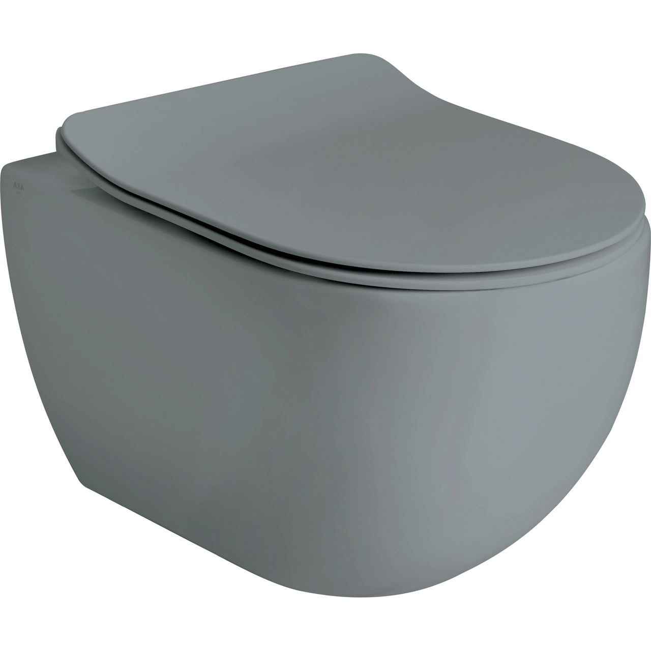 LAVABO GLOMP RIMLESS VEGGHENGT TOALETT MATT GRÅ