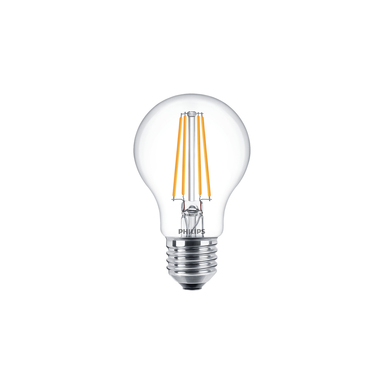 Philips LED-pære E27 7W 2 700K glødetråd klar sett med 2 stk
