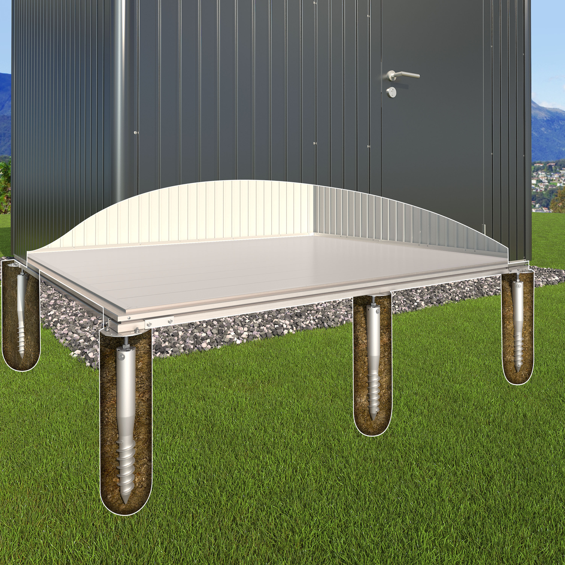BIOHORT SMARTBASE PLUS REDSKAPSBOD NEO 3D/4C