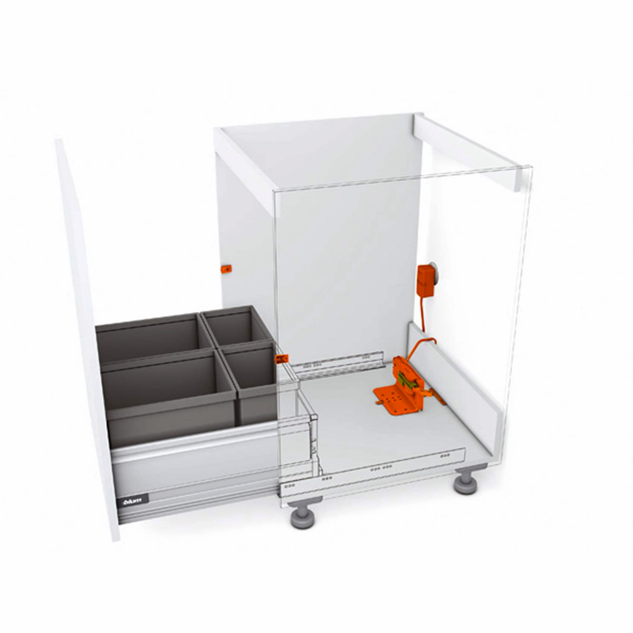 BLUM SERVO-DRIVE UNO Z10NA30EB FOR STÅENDE AVFALLSSORTERING